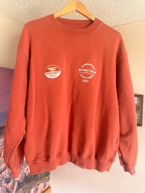 Represent Racing Team Orange Crewneck Sweatshirt